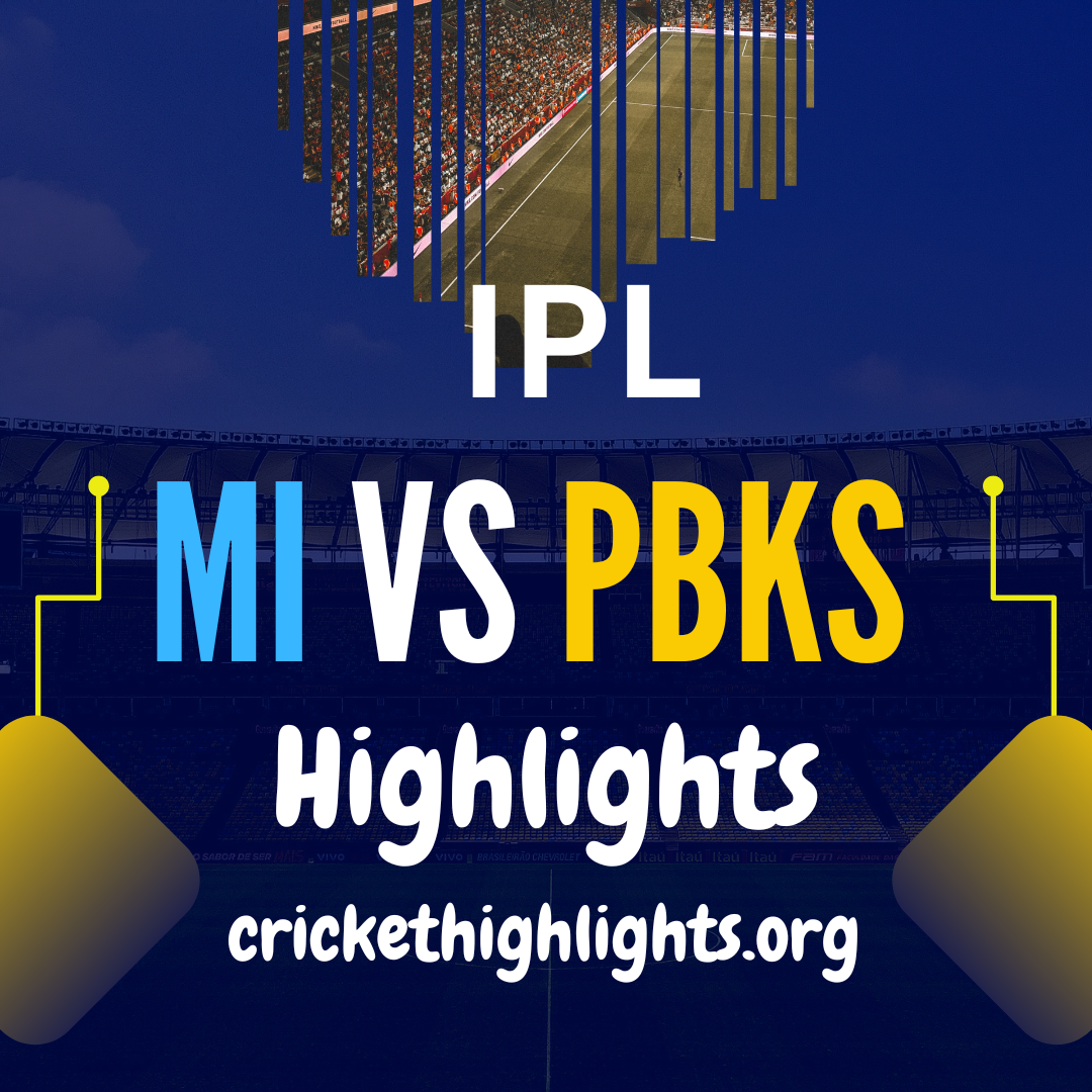Mi Vs Pbks Ipl Highlights Cricket Highlights Mi Vs Pbks Ipl Highlights Cricket Highlights